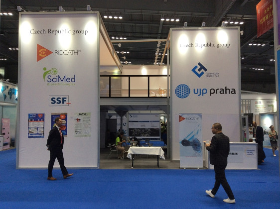 Stánek TC na China Medical Expo