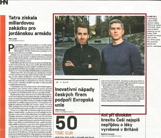 Inovativní nápady českých firem podpoří Evropská unie